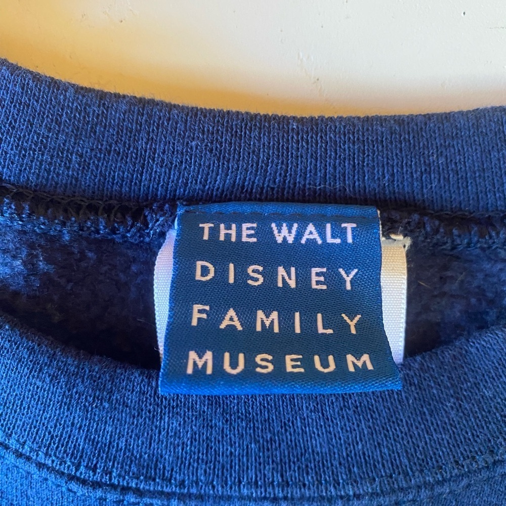 Walt Disney Family Museum Crewneck Sweatshirt, 2009, Size Medium, Navy Blue - Picture 3 of 6